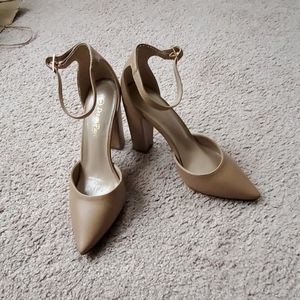 Stiletto block heels